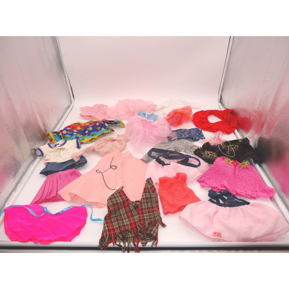 Our Generation Doll Clothes Lot 23pc Poodle Skirt Ballet Tutu Outfits Mixed